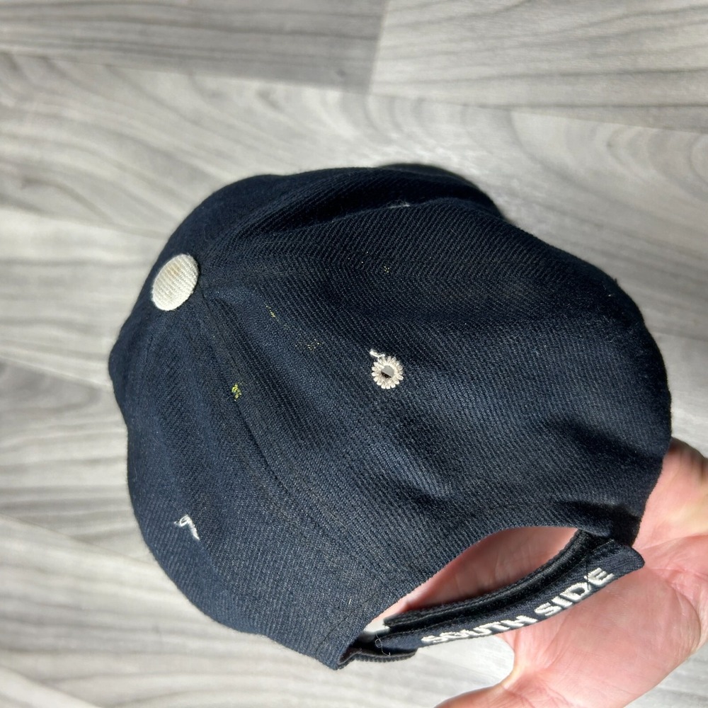 Southside City Baseball‎ Hat Men's Black Embroidered Adjustable Strapback Cap - Picture 5 of 9